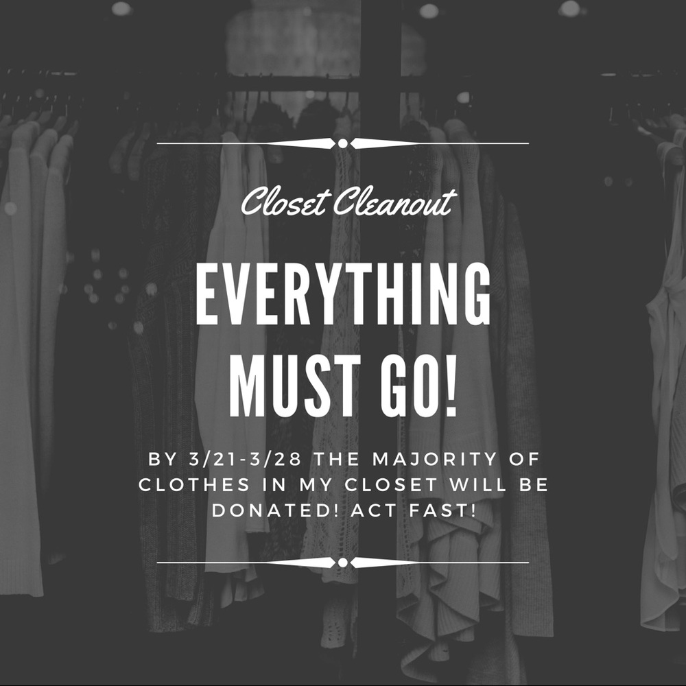 Closet Clean-out!